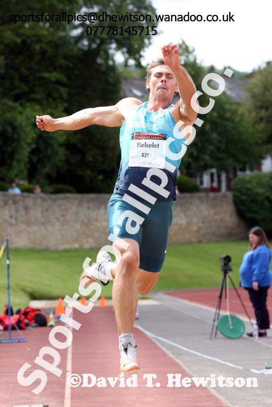 Senior mens long jump, EAP International Combined Events, Hexham Northumberland. Photo: David T. Hewitson/Sports for All Pics